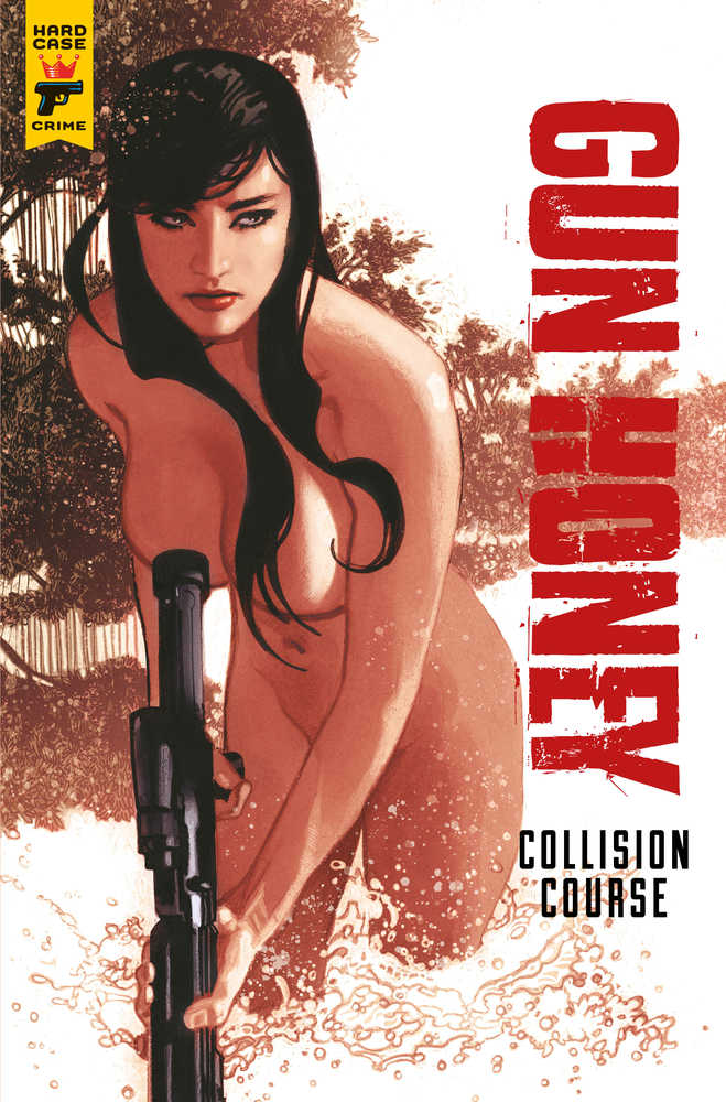 Curso de colisión de Gun Honey n.° 1, portada B de Hughes (para adultos)