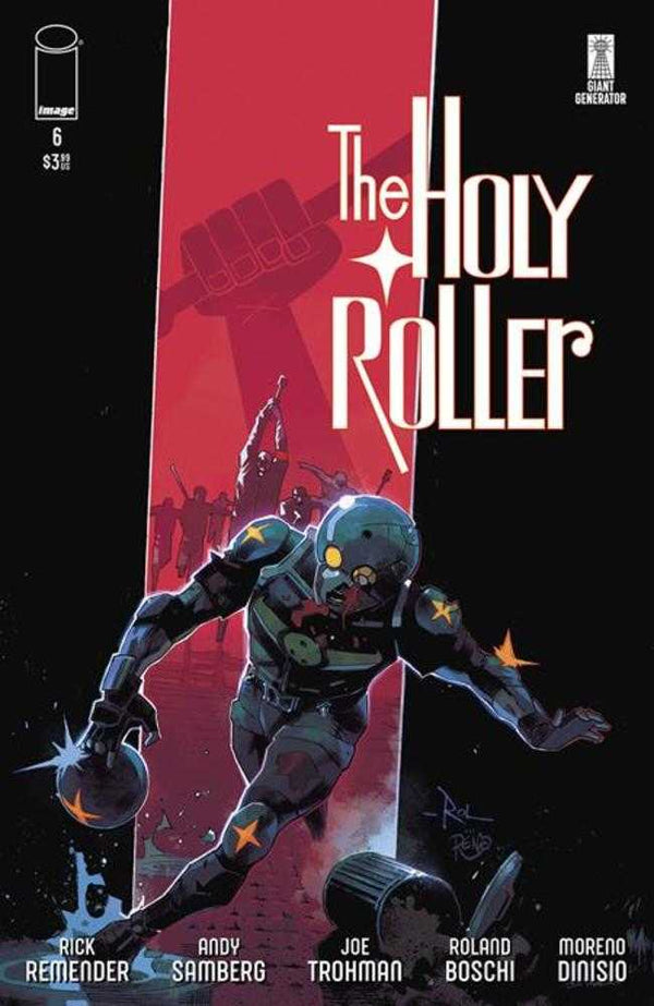 Holy Roller #6 (de 9) Portada A Roalnd Boschi y Moreno Dinisio