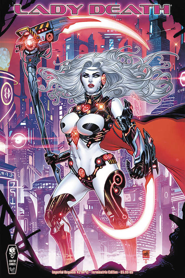 Lady Death Imperial Requiem #2 (de 2) Portada B Terminatrix (Maduro)