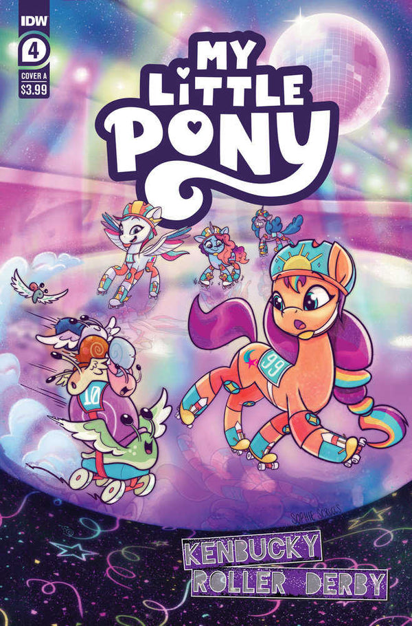 My Little Pony: Kenbucky Roller Derby n.º 4, portada A (Scruggs)