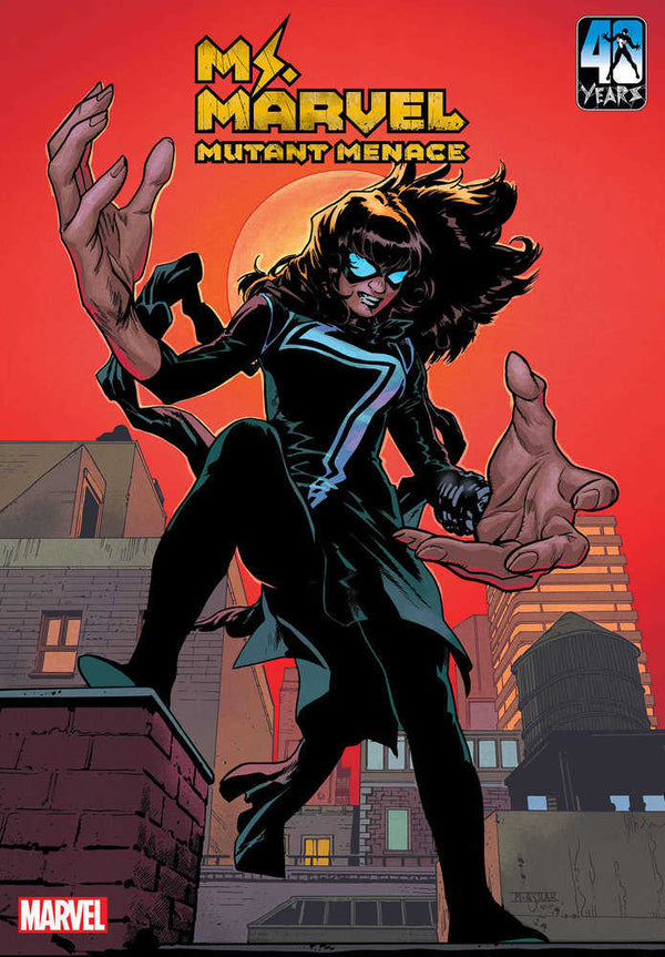 Ms. Marvel: Mutant Menace #3 Variante del traje negro de Mahmud Asrar