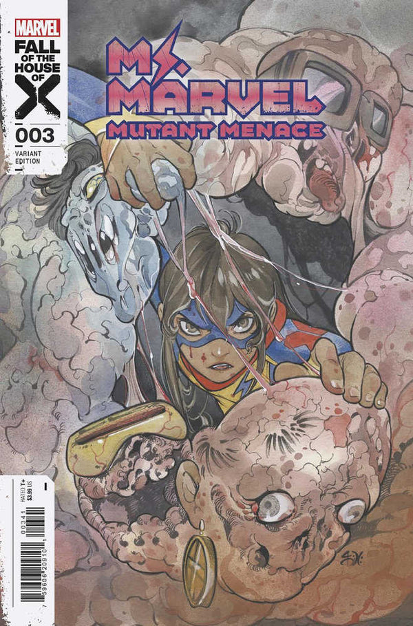 Ms. Marvel: Mutant Menace #3 Variante de Peach Momoko