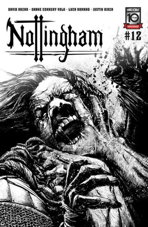 Nottingham #12 (de 15) Portada B Shane Connery Volk Variante en blanco y negro (para adultos)