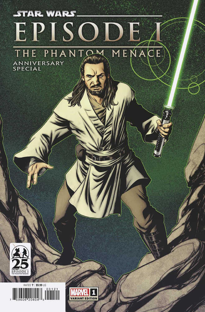 Star Wars: La amenaza fantasma Especial 25.° aniversario n.° 1 Variante de Mike McKone