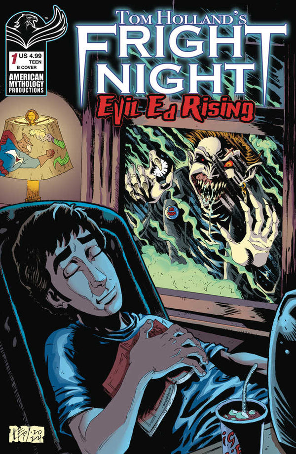 Tom Holland Fright Night Edición malvada Rising #1 Portada B Vokes