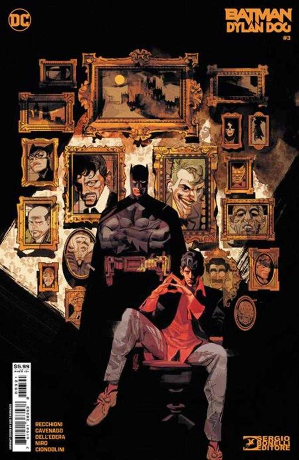 Batman Dylan Dog n.° 3 (de 3) Portada B Variante de cartulina de Gigi Cavenago