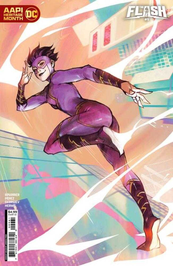 Variante de la tarjeta Flash n.° 9, portada D, Jessica Fong, Avery, Ho Aapi Month