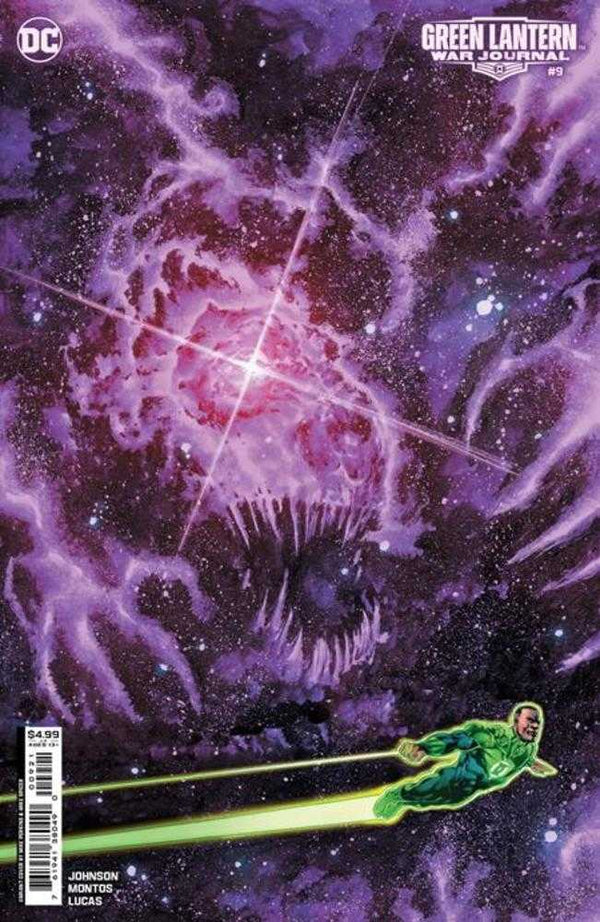 Green Lantern War Journal n.° 9, portada B, variante de cartulina de Mike Perkins