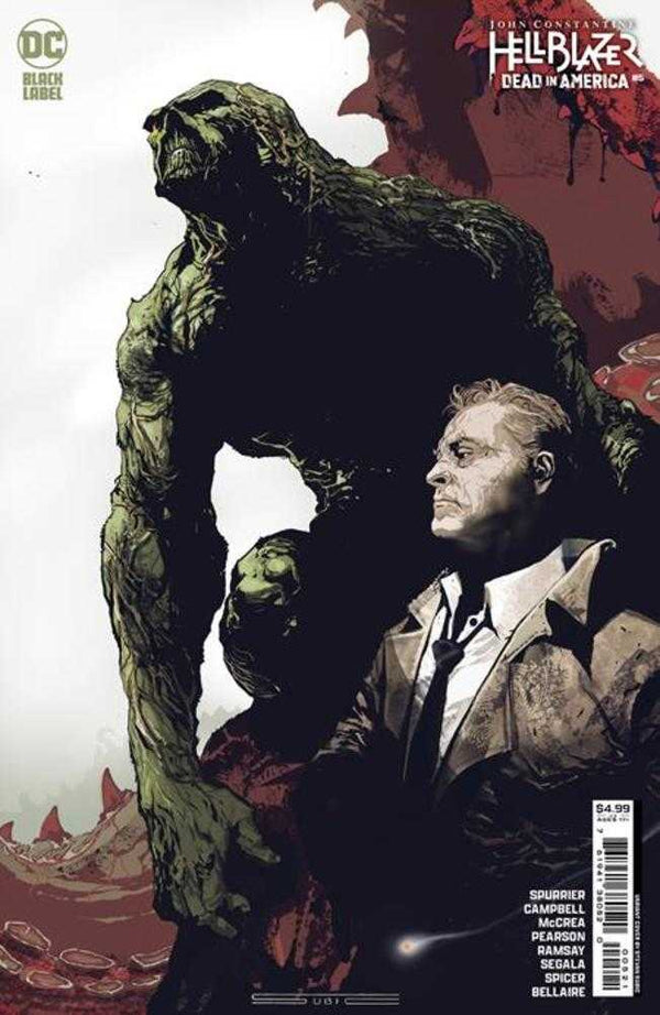 John Constantine Hellblazer Dead In America #5 (de 9) Portada B Stevan Subic Variante (para adultos)