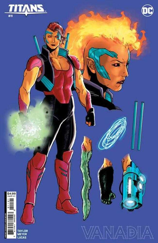 Titans #11 Cover C Lucas Meyer Design Card Stock Variant