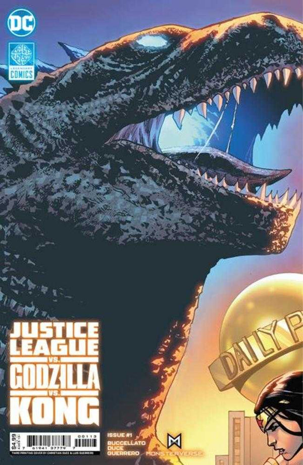 Liga de la Justicia vs Godzilla vs Kong #1 Impresión final