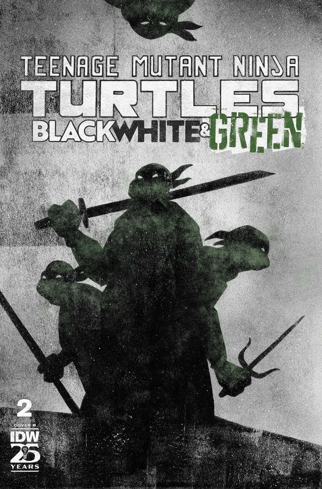 Teenage Mutant Ninja Turtles: Black, White, And Green