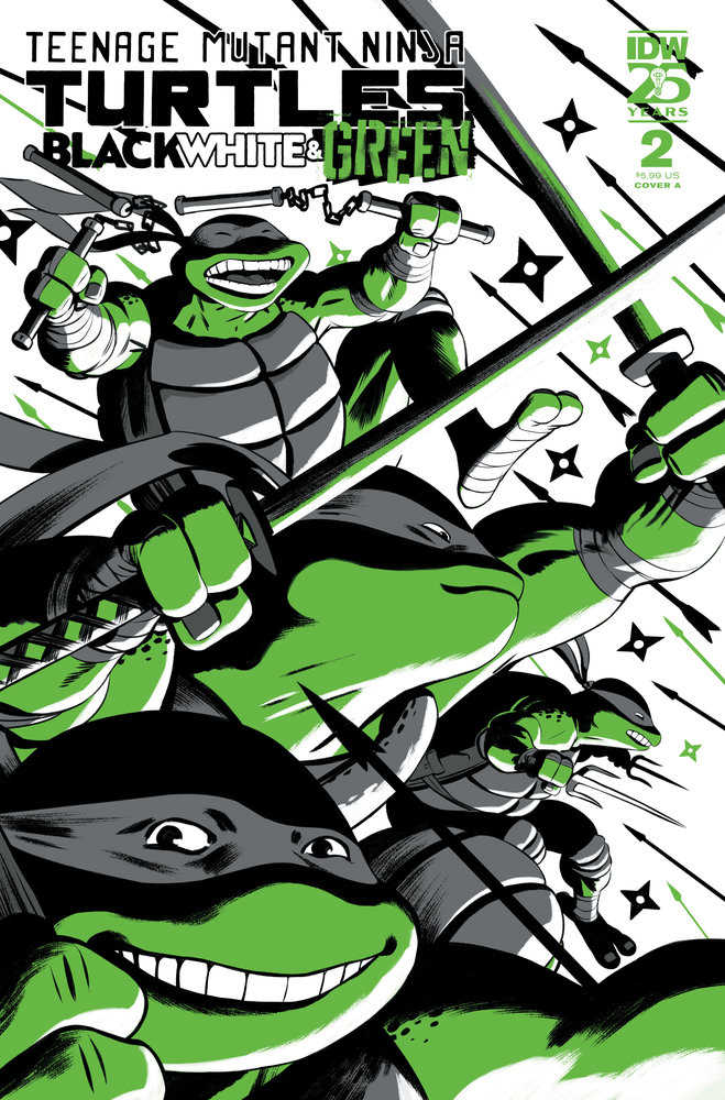 Teenage Mutant Ninja Turtles: Black, White, And Green