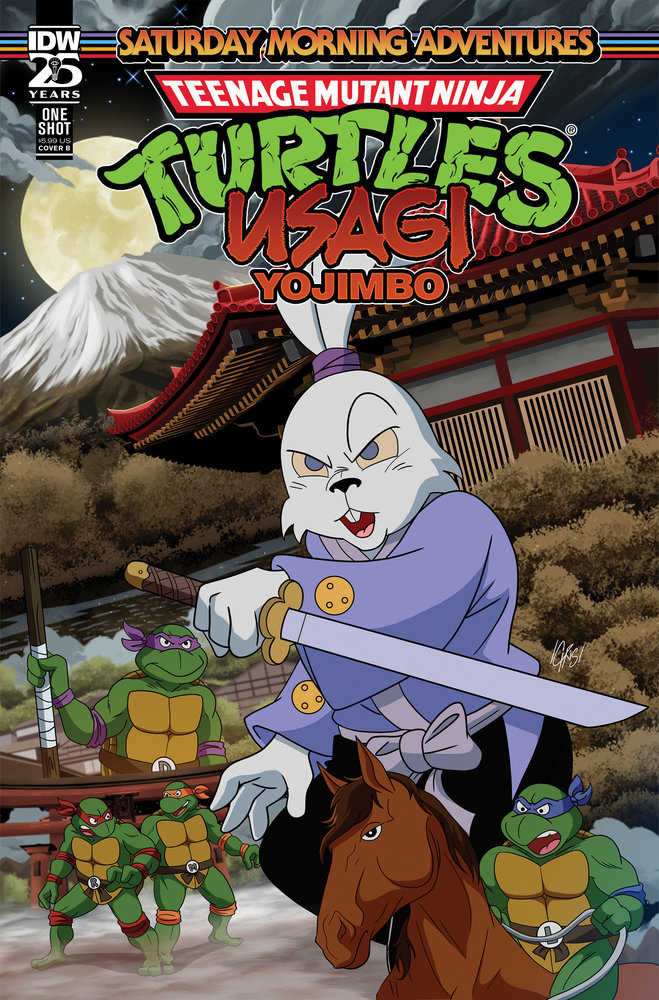 Las Tortugas Ninja Adolescentes Mutantes/Usagi Yojimbo: Aventuras del Sábado por la Mañana Variante B (Jones)