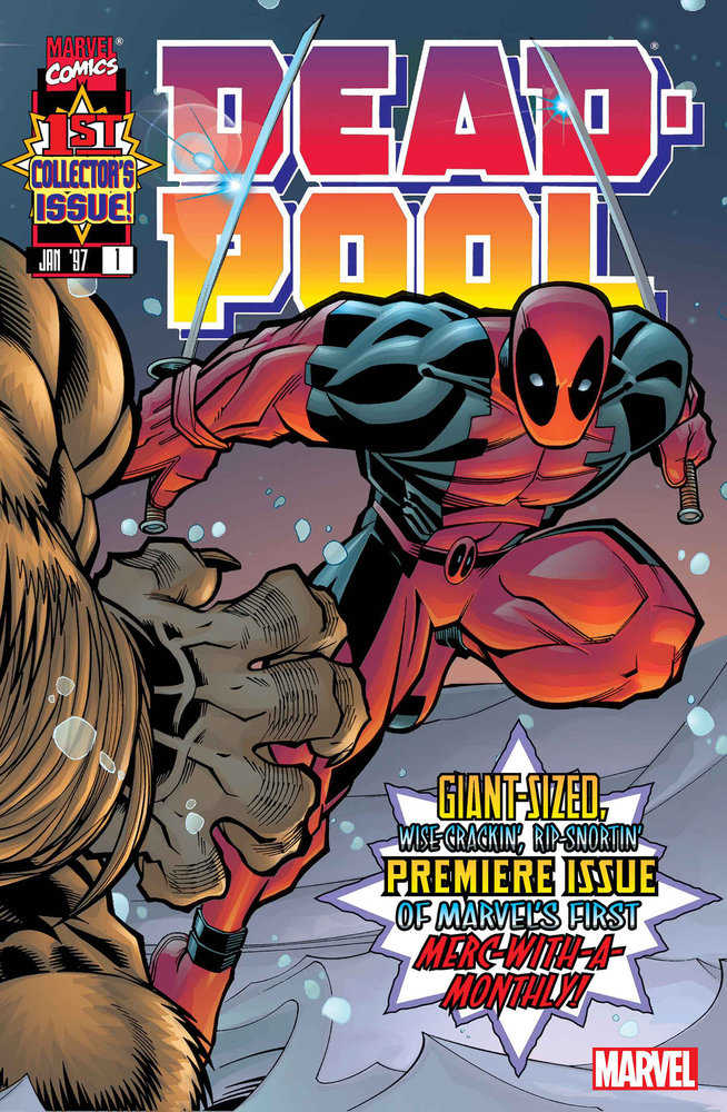 Edición facsímil de Deadpool n.° 1, variante laminada