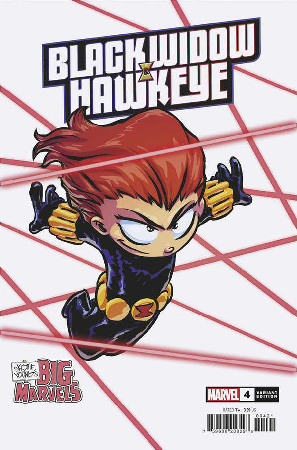 Viuda Negra y Ojo de Halcón #4 La gran variante de Marvel de Skottie Young