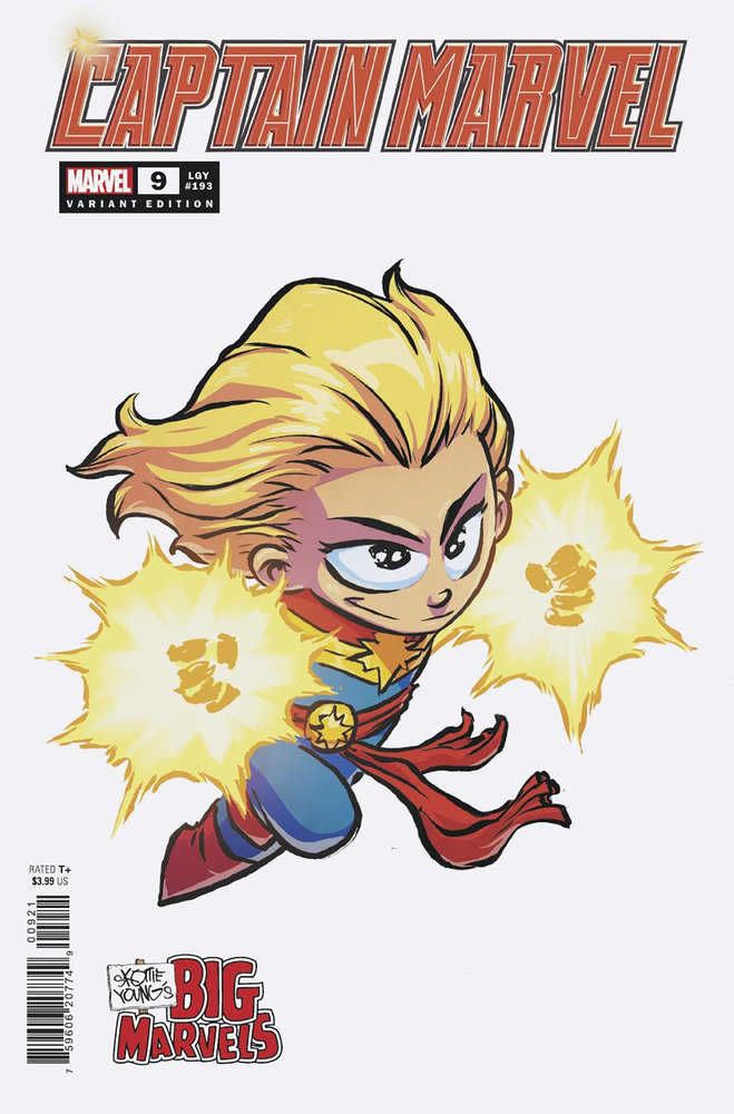 Capitán Marvel n.° 9 La gran variante de Marvel de Skottie Young