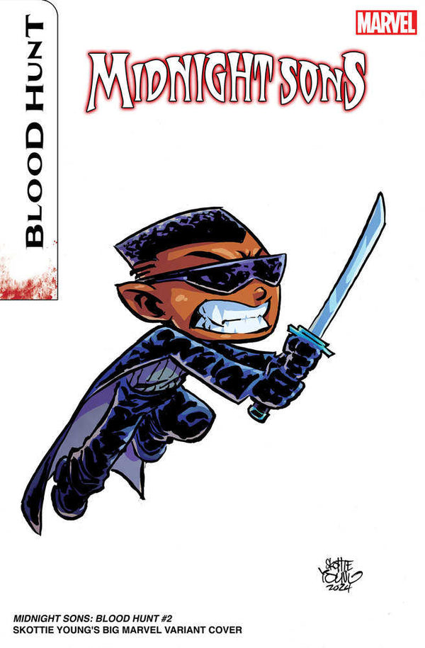 Midnight Sons: Blood Hunt #2 La gran variante de Marvel de Skottie Young [Bh]