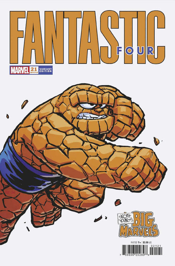 Los Cuatro Fantásticos n.° 21 La gran variante de Marvel de Skottie Young [Bh]