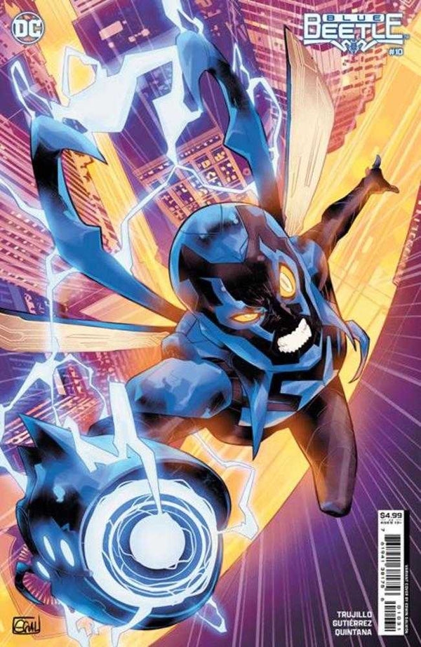 Blue Beetle #10 Tapa B Edwin Galmon Cartulina Variante