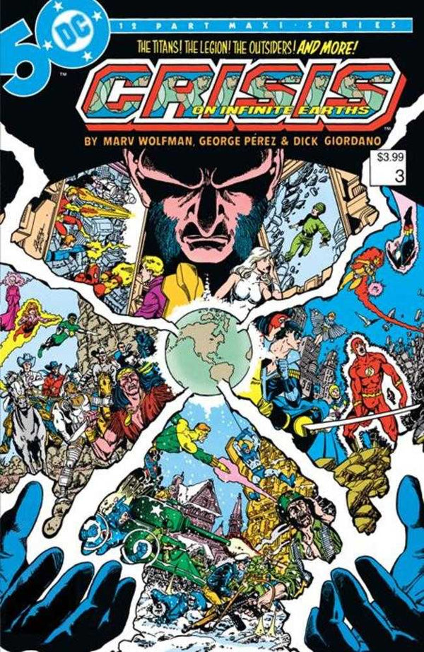 Crisis en Tierras Infinitas #3 (de 12) Edición Facsímil Portada A George Perez