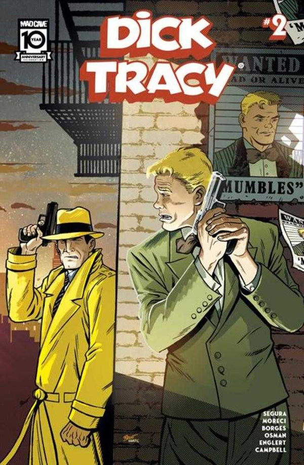 Dick Tracy #2 Portada B Brent Schoonover Portada de conexión Variante