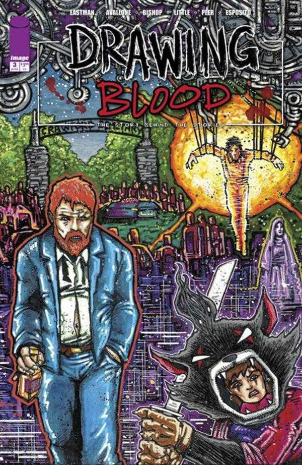 Drawing Blood #3 (de 12) Portada A Kevin Eastman