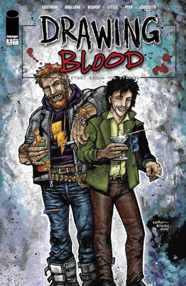 Drawing Blood #3 (de 12) Portada C Simon Bisley y Kevin Eastman Variante