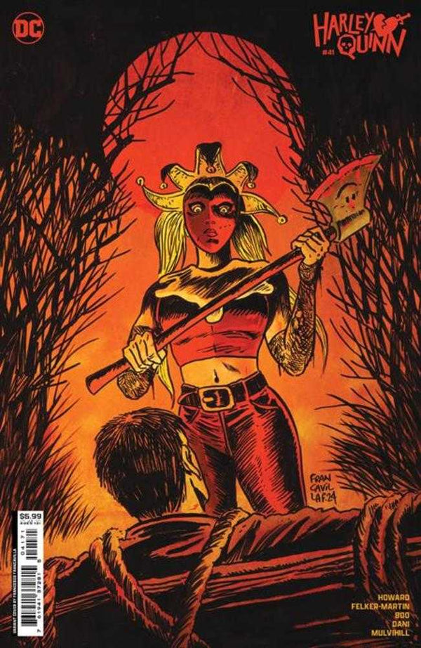 Variante de cartulina de Harley Quinn n.° 41, portada C, Francesco Francavilla