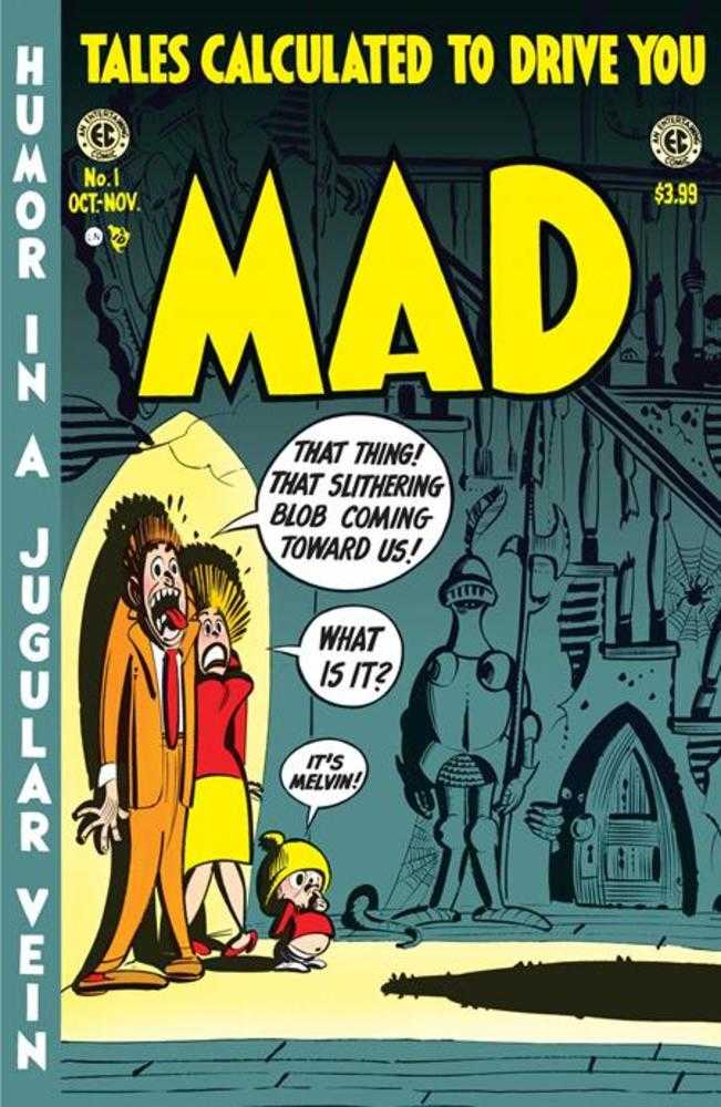 Edición facsímil de la revista Mad nº 1, portada A de Harvey Kurtzman