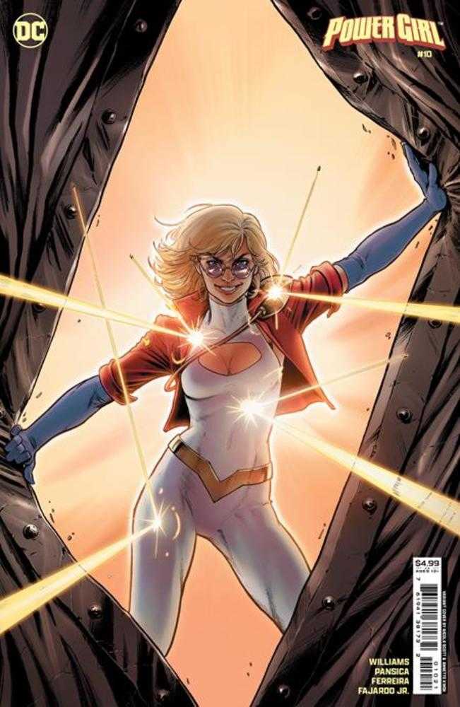 Power Girl n.° 10, portada B, variante de cartulina de Nicola Scott (House Of Brainiac)