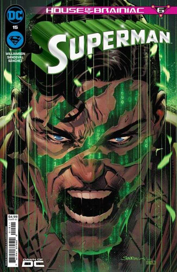 Superman #15 Portada A Rafa Sandoval (House Of Brainiac)(Absolute Power)