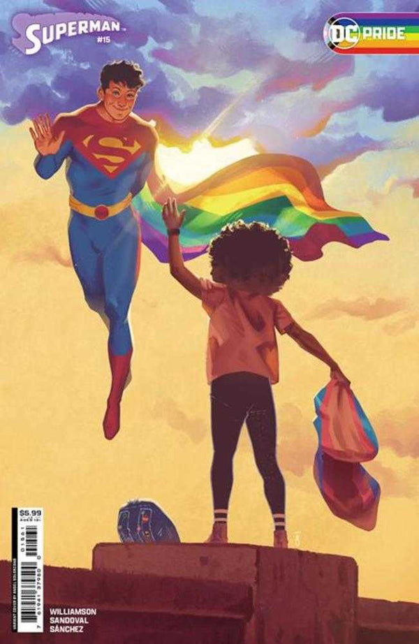 Superman #15 Portada E Angel Solorzano DC Pride 2024 Variante de cartulina (House Of Brainiac) (Absolute Power)