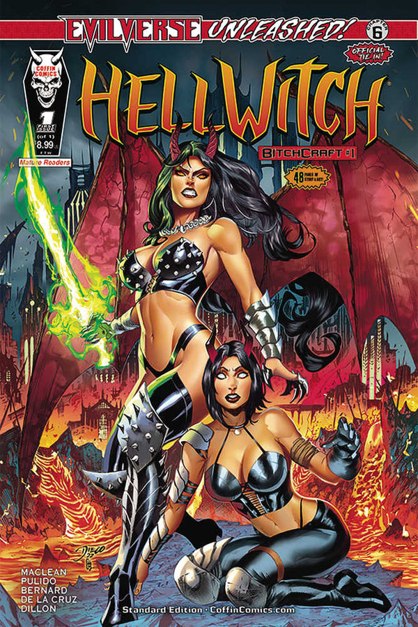 Hellwitch Bitchcraft #1 Portada A Diego Bernard Edición estándar (para adultos)