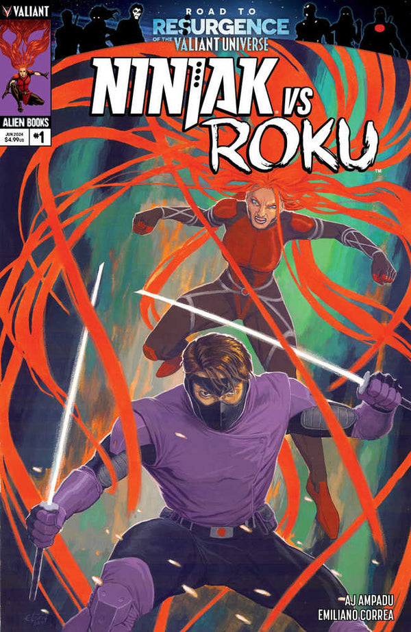 Ninjak vs Roku #1 (de 4) Portada A Erbetta