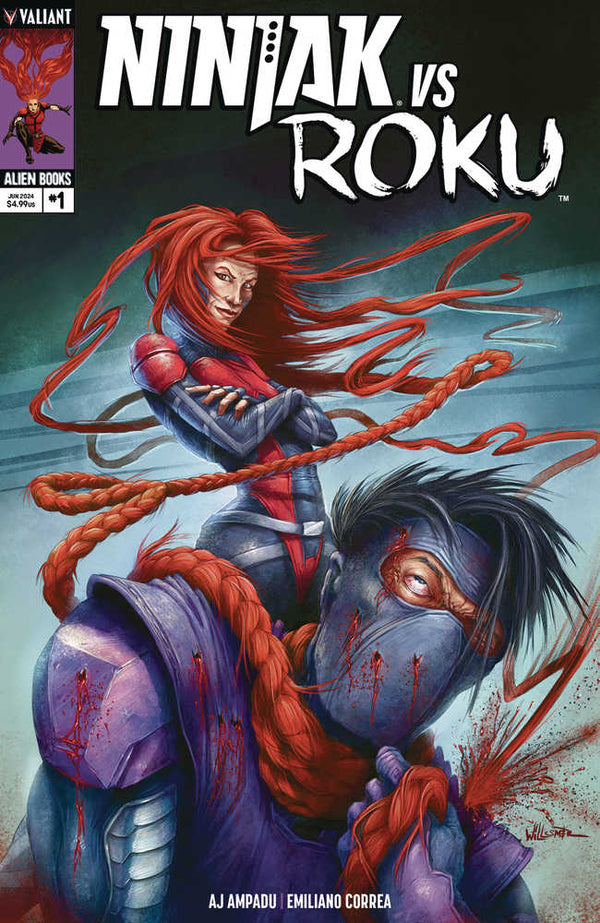 Ninjak vs Roku #1 (de 4) Portada B Willsmer