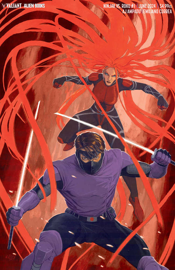 Ninjak vs Roku #1 (de 4) Portada C Erbetta Virgin