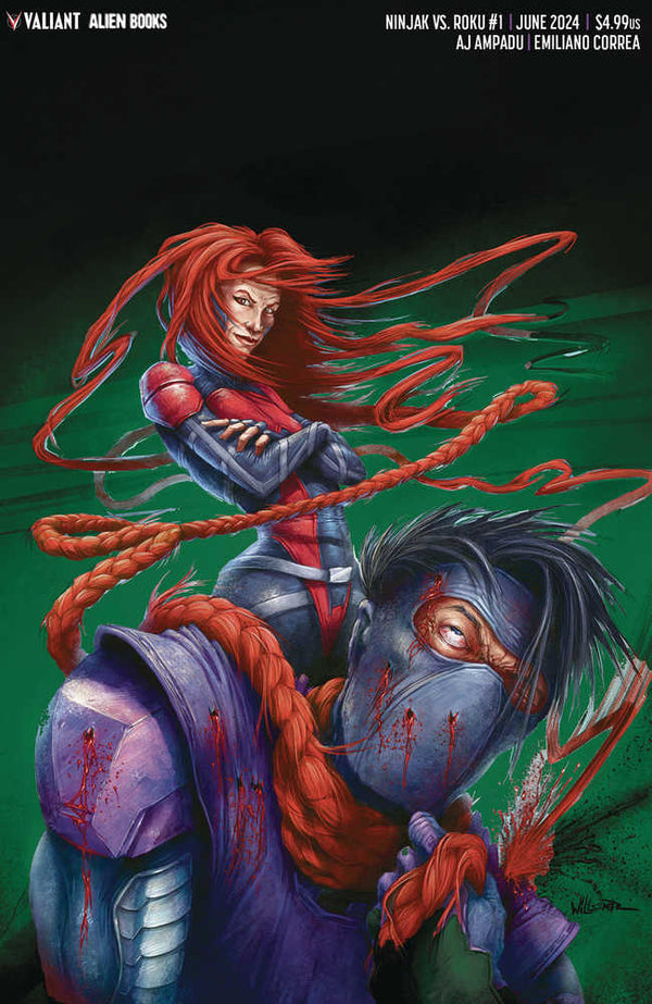 Ninjak vs Roku #1 (Of 4) Cover D Willsmer Virgin