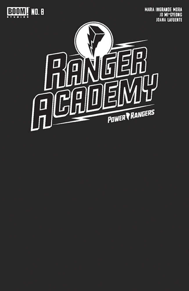 Academia Ranger n.º 8, portada B, boceto en blanco negro, variante