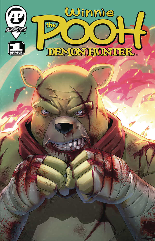 Winnie The Pooh Cazador de demonios n.° 1 (de 4) Portada de Mueller