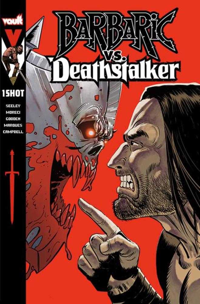 Barbaric vs Deathstalker (One Shot) Portada B Variante de Jim Terry