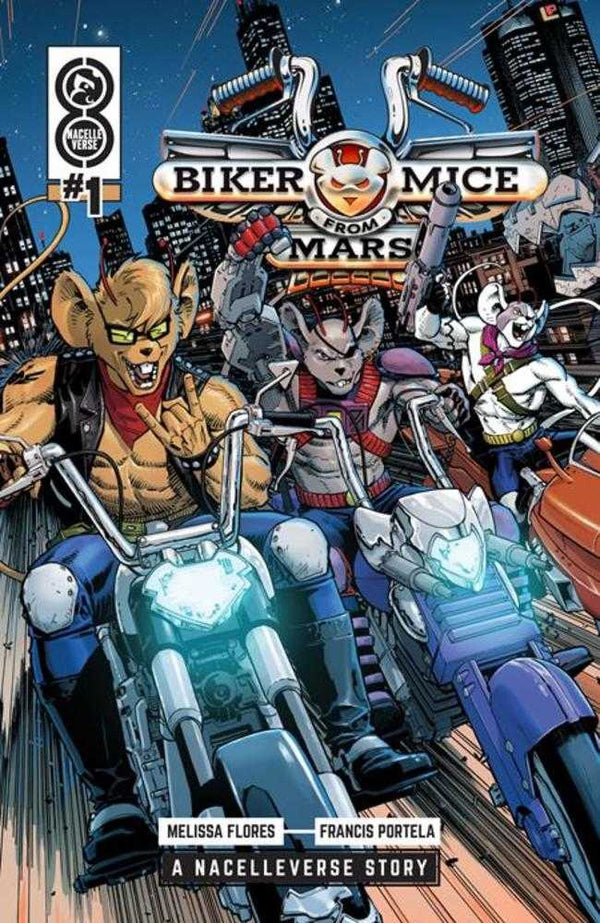 Biker Mice From Mars #1 (de 3) Portada de Dustin Weaver