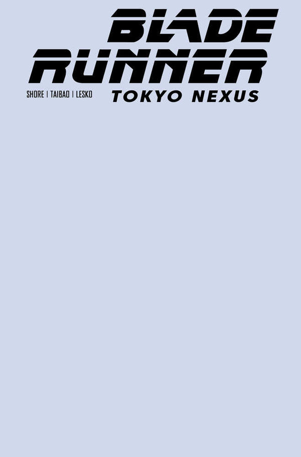 Blade Runner Tokyo Nexus #1 (de 4) Portada F Boceto en blanco a color