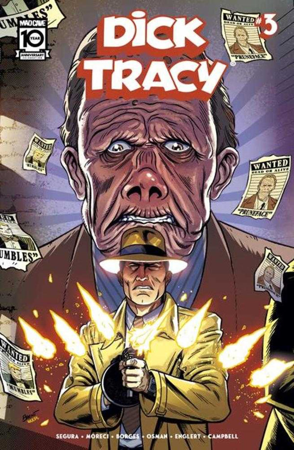 Dick Tracy #3 Portada B Brent Schoonover Portada de conexión Variante