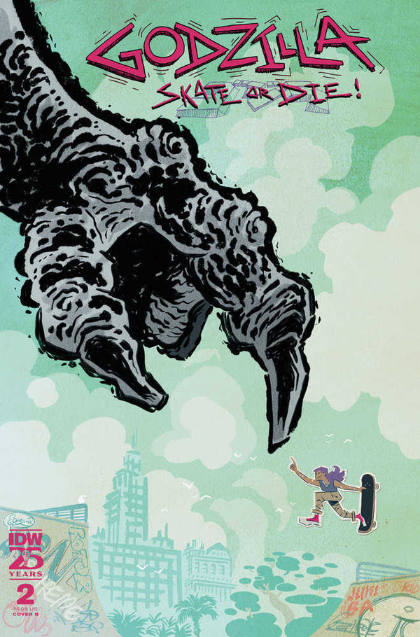 Godzilla: Skate Or Die #2 Variante B (Ba)