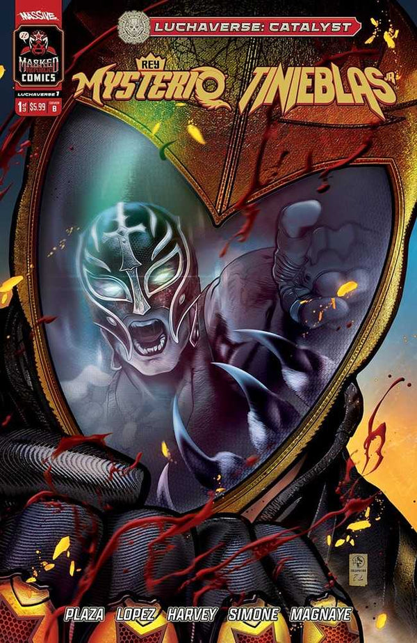 Luchaverse #1 Catalyst Cover B Colapietro Connecting (Mature)