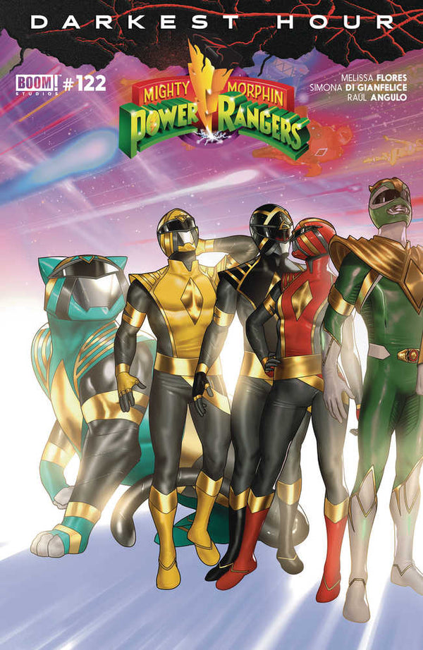 Mighty Morphin Power Rangers #122 Portada A Variante de conexión