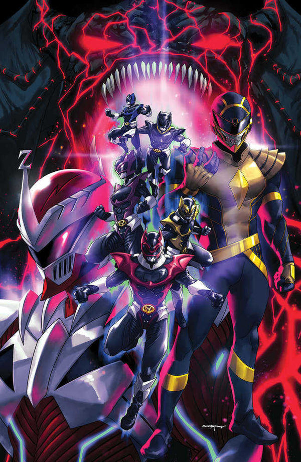 Variante de spoiler de portada E de MMPR Darkest Hour #1