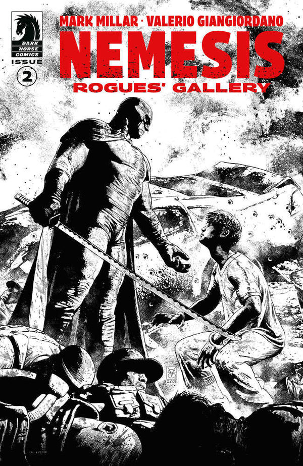 Nemesis: Rogues' Gallery #2 (Portada B) (Blanco y negro) (Valerio Giangiordano)