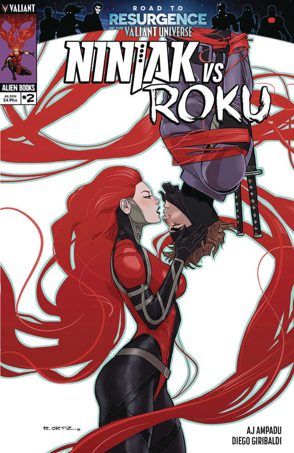 Ninjak vs Roku #2 (de 4) Portada B Ortiz